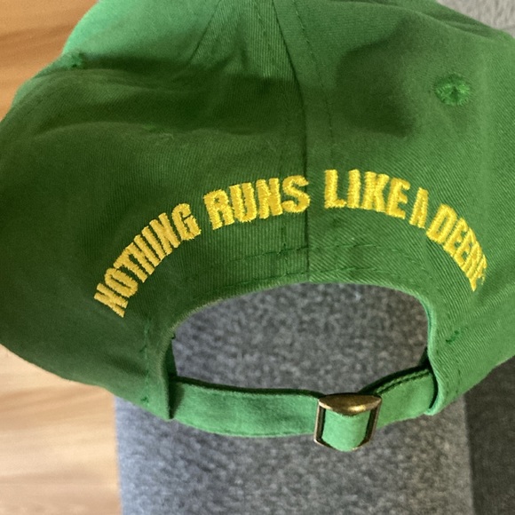 Green John Deere dad hat soft to the touch.  Owners edition asking $20 - Picture 3 of 3